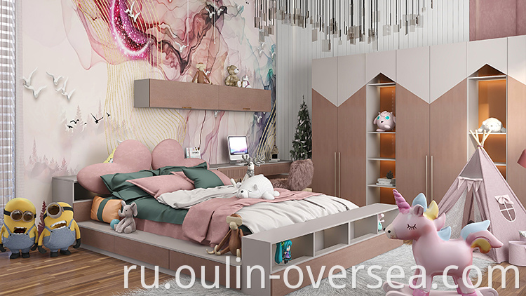 customization kids room wardrobes children bedroom with desk